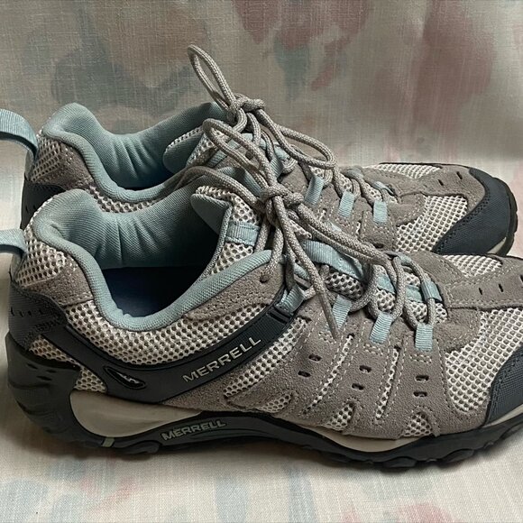 Merrell Women's Footjoy Sneakers Blue Gray Size 11 - Picture 7 of 12